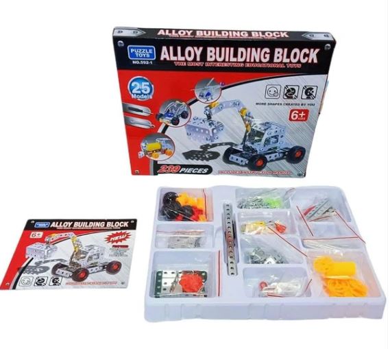 25 Models Alloy Building Blocks