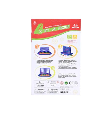 4 in a Row Connect Game, Travel Board Game