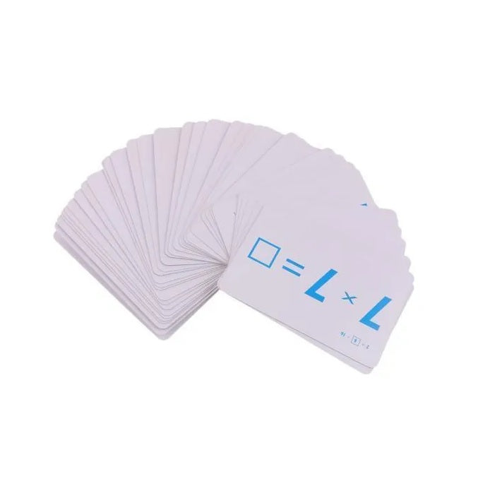 36-Piece Set Double Sided Flash Cards of Addition, Subtraction, Division, and Multiplication