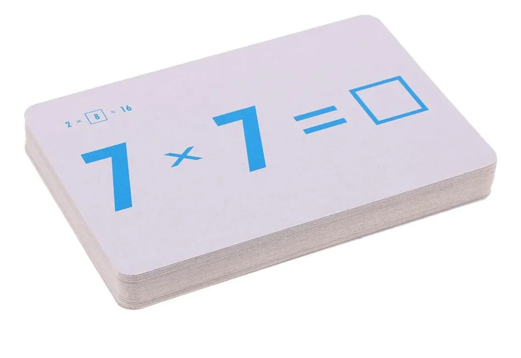 36-Piece Set Double Sided Flash Cards of Addition, Subtraction, Division, and Multiplication