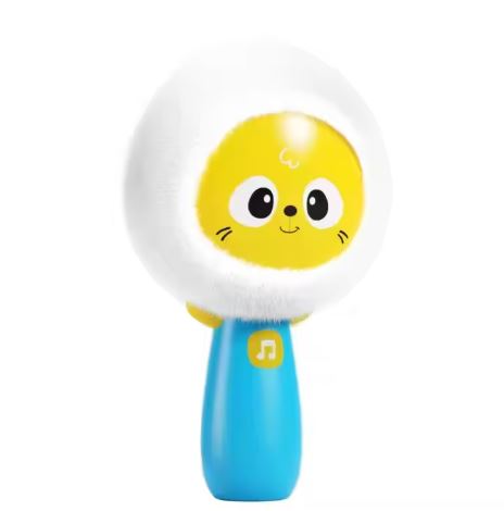 Kids' Plush Microphone Toy, Wireless Karaoke Microphone