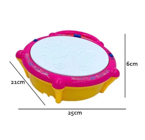Flash Drum Musical Toy for Kids with Music and Lights