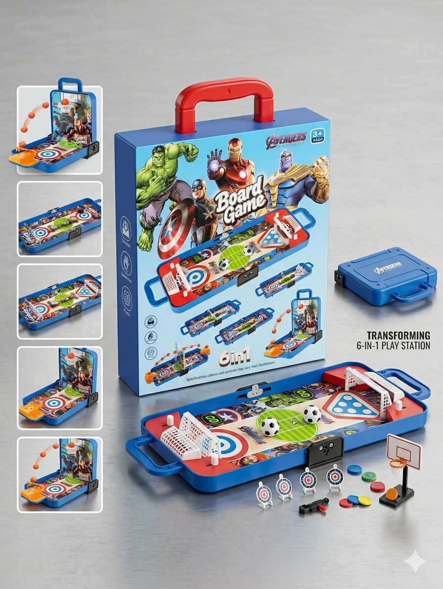 6-in-1 Portable Tabletop Sports Arena