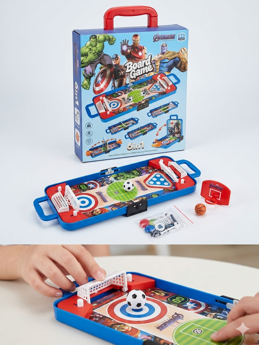6-in-1 Portable Tabletop Sports Arena